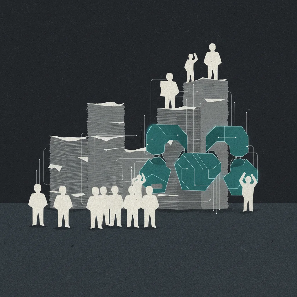 Illustration for AI doesn't replace your team. It changes what they work on.